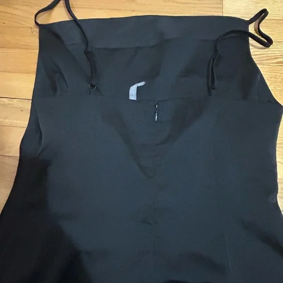 Urban Outfitters Black Midi Dress with Spaghetti Straps - Picture 2 of 3
